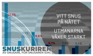 Vitt snus på nätet – utmanarna växer starkt-artikel