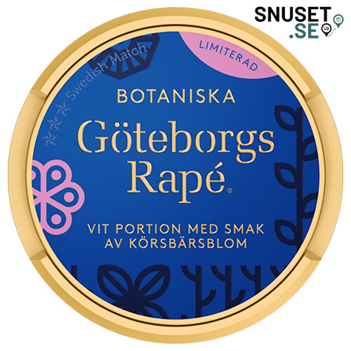 Göteborgs Rapé Botaniska Limited Edition Vit Portion