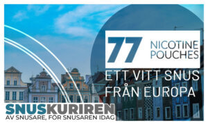 77 snus ett vitt snus från europa