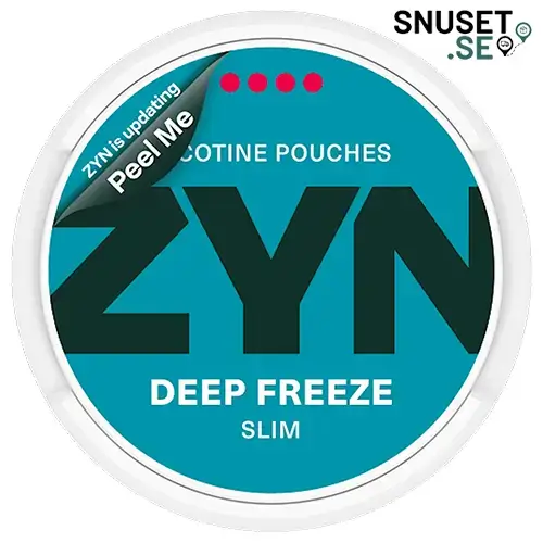 Zyn Deep Freeze Slim 4 snart ny design 2025