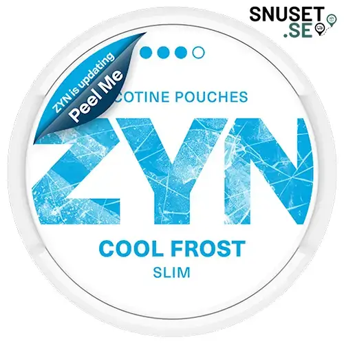 Zyn Cool Frost Slim 3 snart ny design 2025