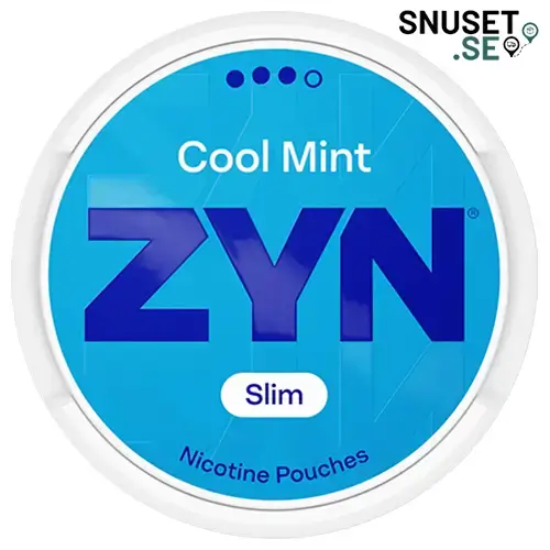 Zyn Cool Mint Slim 3 med ny dosa som lanseras i maj 2025