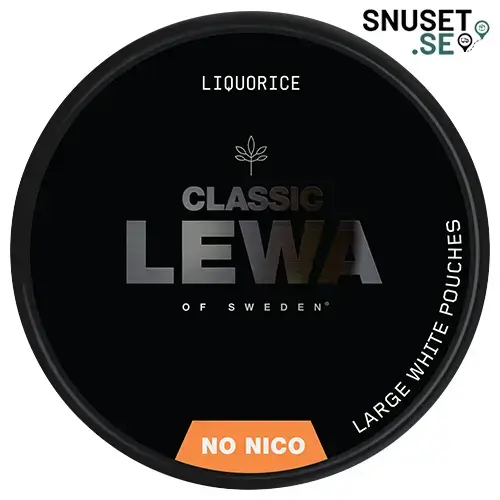 LEWA Classic Liquorice No Nico ny design 2025