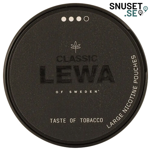 LEWA Classic Taste of Tobacco Starkt Vitt Snus