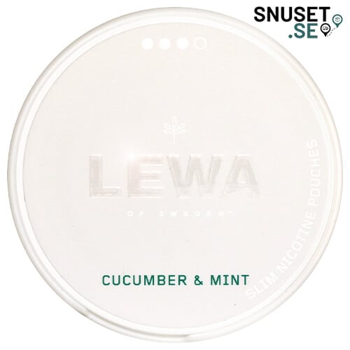 LEWA Cucumber Mint Vitt Snus