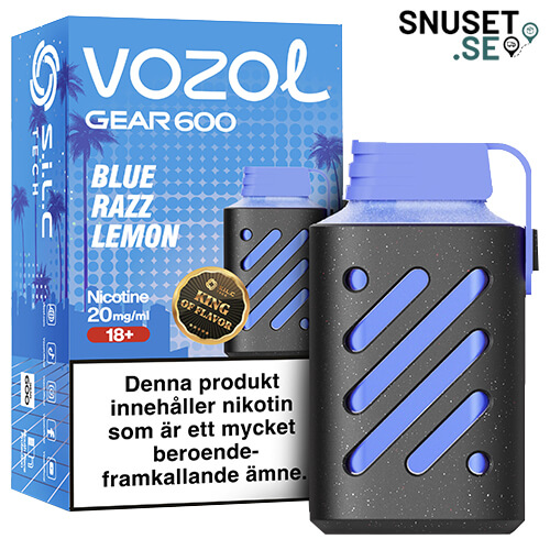 Vozol Gear 600 Blue Razz Lemon 20 mg