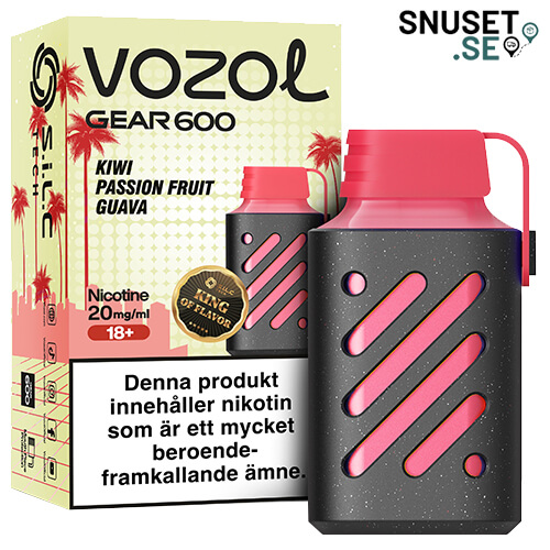 Vozol Gear 600 Kiwi Passion Fruit Guava 20 mg