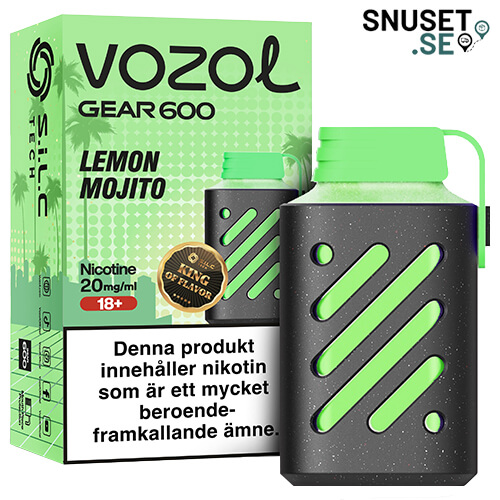 Vozol Gear 600 Lemon Mojito 20 mg