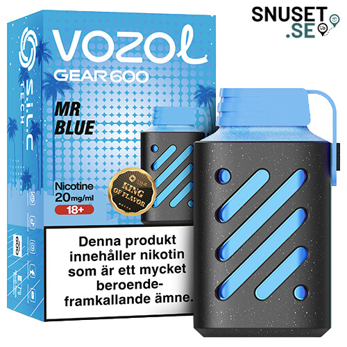 Vozol Gear 600 MR Blue 20 mg