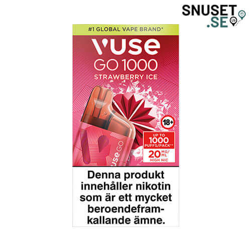 Vuse Go Box 1000 Strawberry Ice 20 mg
