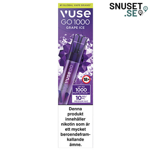 Vuse Go Grape Ice 1000 10 mg Vape