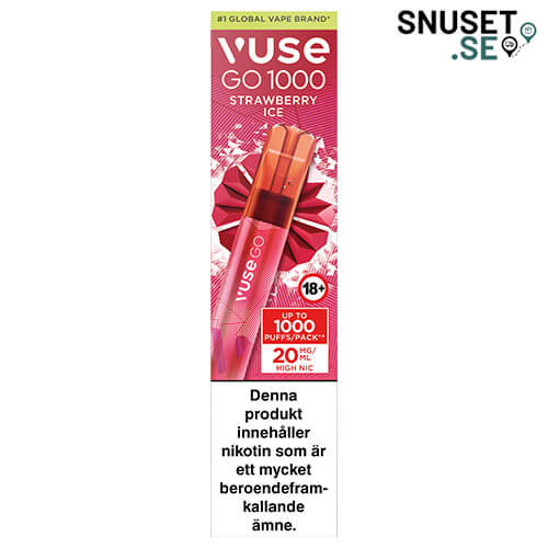 Vuse Go Strawberry Ice 1000 20 mg