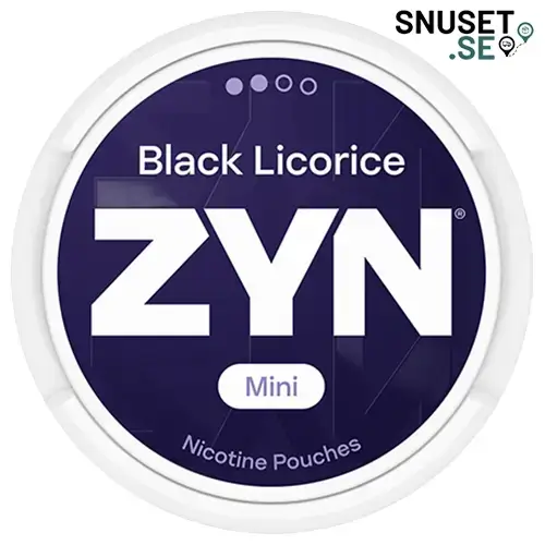 Zyn Black Licorice Mini 2, ny design sedan maj 2025