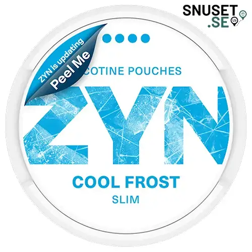 Zyn Cool Frost Slim 4 snart ny design 2025