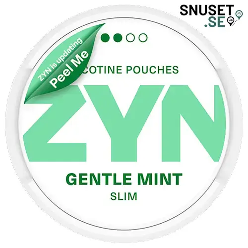Zyn Gentle Mint Slim 2 snart ny design 2025