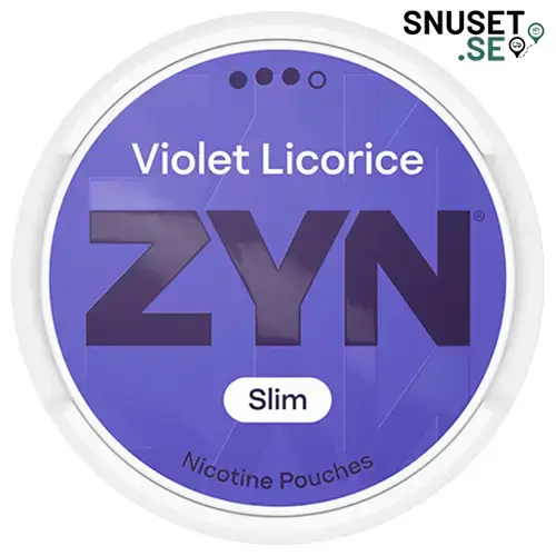 Zyn Violet Licorice Slim 3 ny design maj 2025