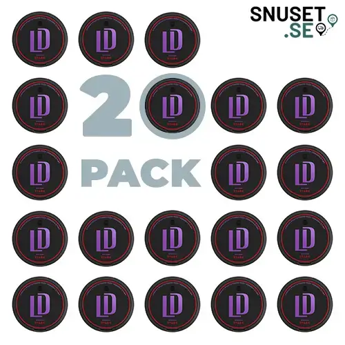 LD Salmiak Stark Portion 20-Pack