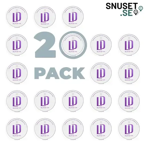 LD Salmiak White Portion 20-Pack