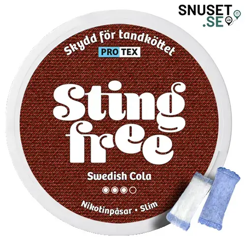 Stingfree Swedish Cola ny design 2025
