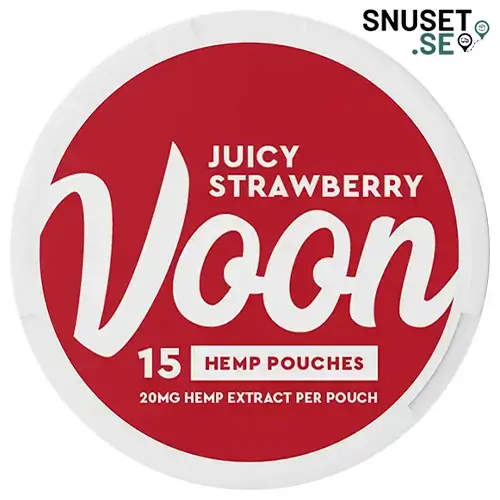 Voon Juicy Strawberry CBD-snus
