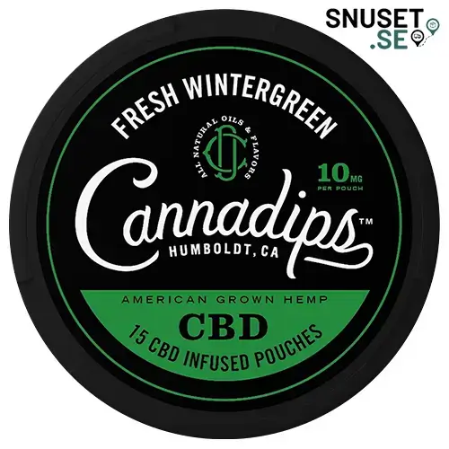 Cannadips Fresh Wintergreen 10 mg CBD