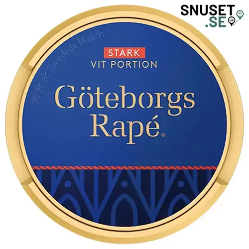 Göteborgs Rapé Stark Vit Portion