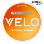 Velo Tropical Mango Zero nyhet januari 2025