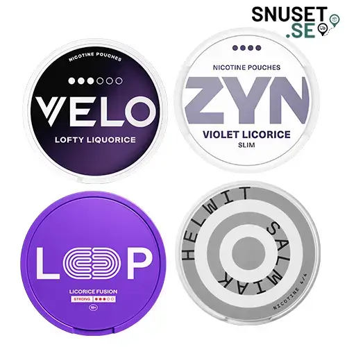 Vitt Snus Lakrits Mixpack