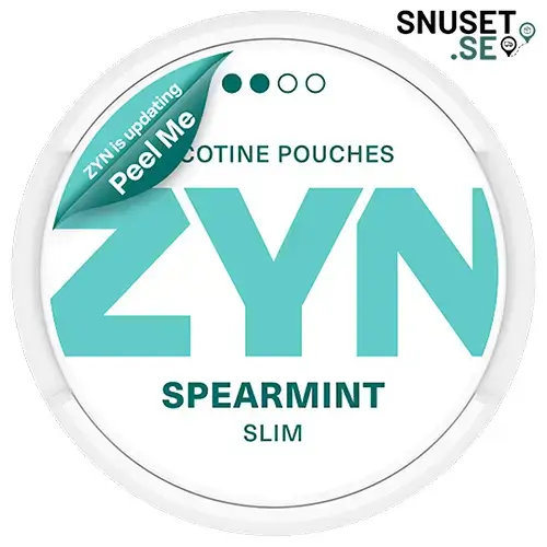 Zyn Spearmint Slim 2 snart ny design 2025