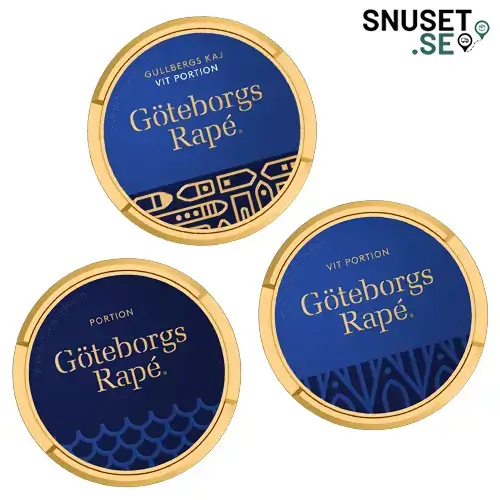 Göteborgs Rapé Mixpack Snuset