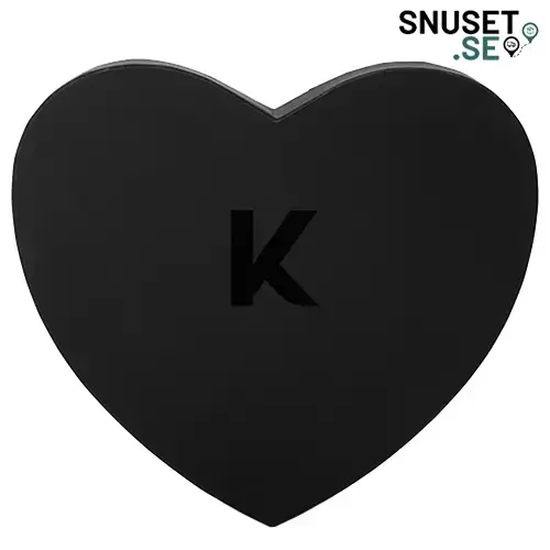 Kelly White Valentine Hart Box Black