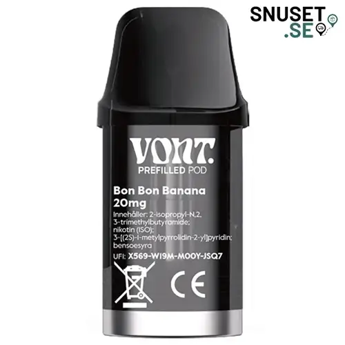 Vont Pod Bon Bon Banana 1000 20mg