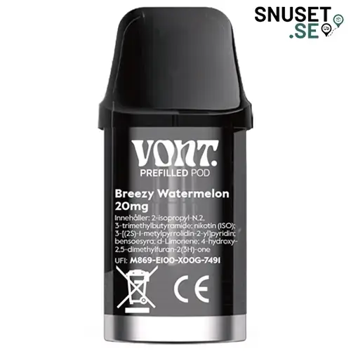 Vont Pod Breezy Watermelon 1000 20mg