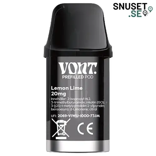 Vont Pod Lemon Lime 1000 20mg