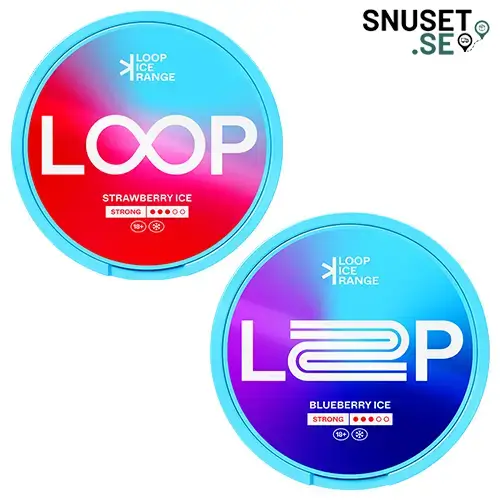 Loop Strawberry Ice Strong & Blueberry Ice Strong 10-pack