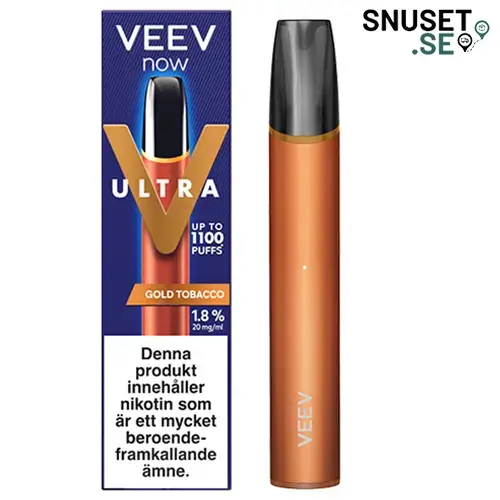 Veev Now Ultra Gold Tobacco 1100 20mg