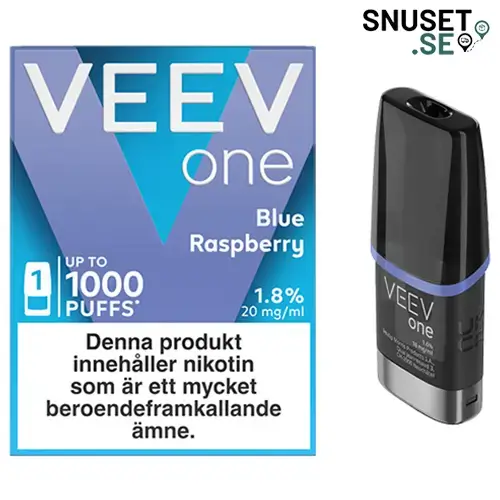 Veev One Pod Blue Raspberry 1000 20mg